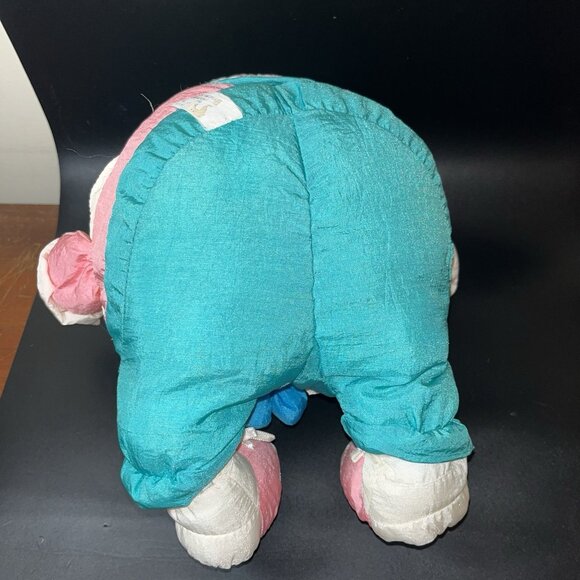 Department 56 Humpty Dumpty Egg Plush Parachute Stuffed STAINED & Paint Vintage - Picture 8 of 16